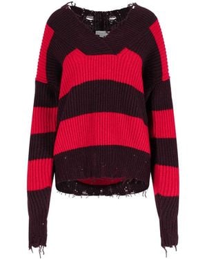 Stella McCartney Striped Jumper - Red