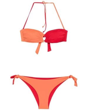 Fisico Ring Bikini Set - Red