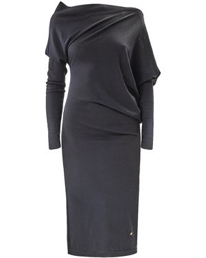 Moschino Asymmetric Dress - Black