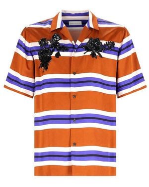 Dries Van Noten Camicia Carltone - Blu