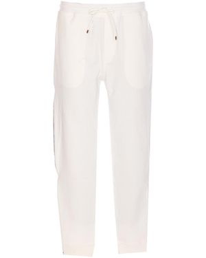 Brunello Cucinelli Track Trousers - White