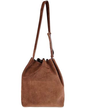 Aesther Ekme Suede Bucket Bag - Brown
