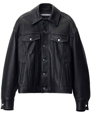 Alexander Wang Leather Jacket - Black