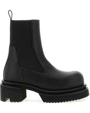 Rick Owens Beatle Bogun Ankle Boots - Black