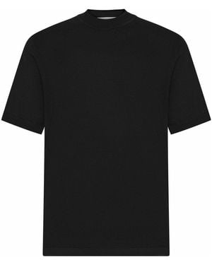 EMERSON RENALDI Crew Neck Short-Sleeve Jumper - Black
