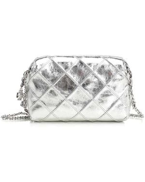 Tory Burch Borsa A Tracolla Fleming - Bianco
