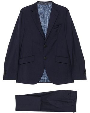 Etro Tailored Suit - Blue