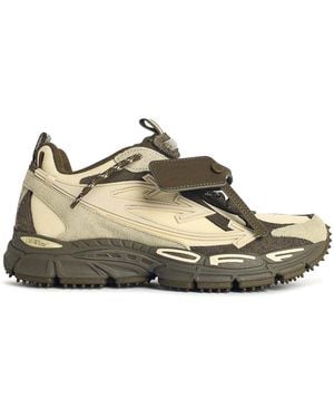 Off-White c/o Virgil Abloh Be Right Back Leather Blend Sneakers - Green