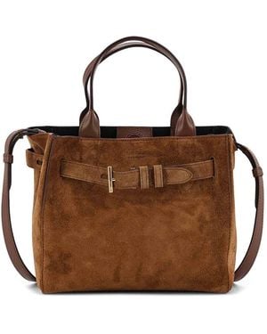 Tom Ford Audrey Suede Handbag - Brown