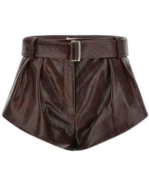 Magda Butrym '22' Shorts - Brown
