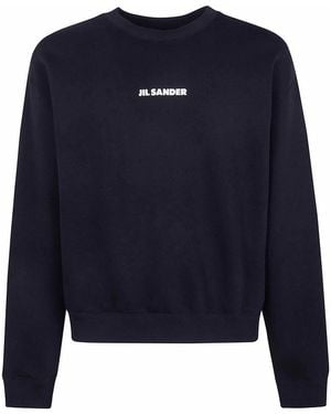 Jil Sander Crewneck Sweatshirt - Blue