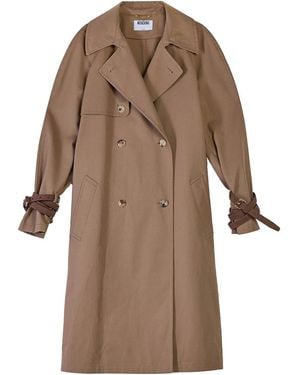 Moschino Impermeabile Tie Me - Brown