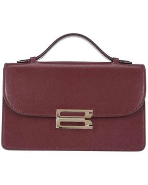 Victoria Beckham Bbuckle Mini Top Handle - Purple