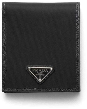 Prada Fabric+Saffiano Small Parts - Black