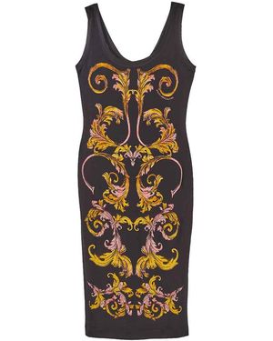 Versace Jeans Couture Baroque Organs Dress - Black