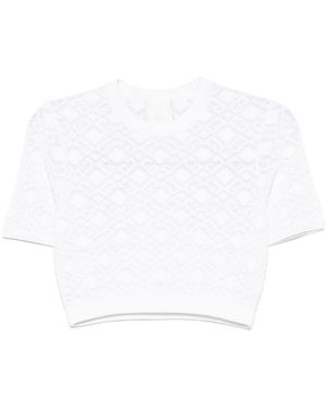 Givenchy Crop T-Shirt - White