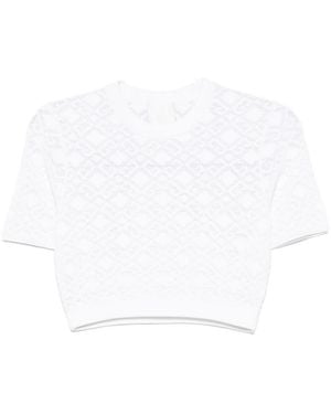 Givenchy Crop T-Shirt - White