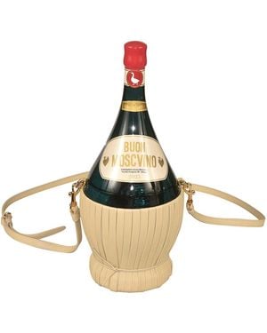 Moschino Briefcase Bag - Metallic