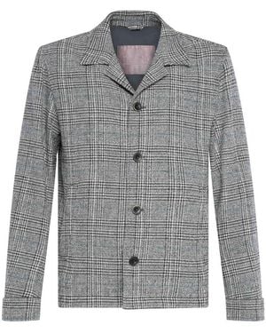 Herno Single-Breasted Blazer - Gray