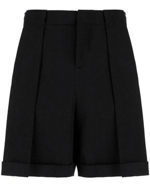 Balmain Pleated Gdp Shorts - Black