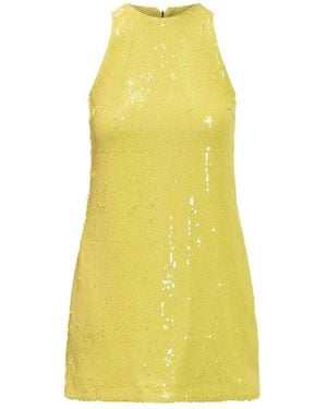 MSGM Sequin Dress - Yellow