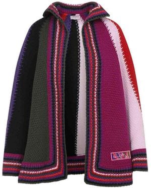 PUCCI Wool Cape - Purple