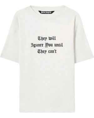 Palm Angels Statement Regular Tee - White