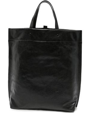 Lihann George Jani Leather Tote Bag - Black