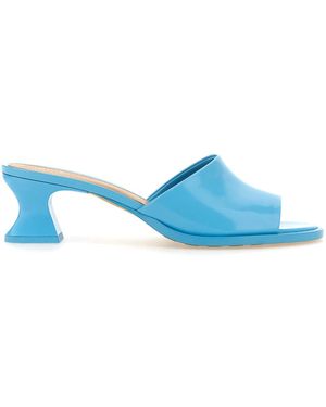 Bottega Veneta Mule Cha-Cha Calfskin - Blue