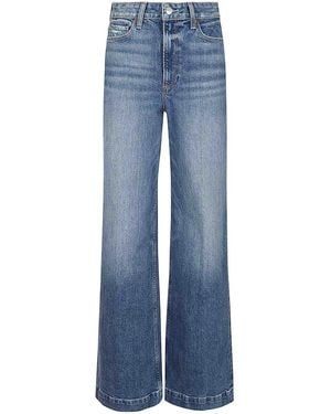 PAIGE Bootcut Jeans - Blau