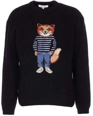 Maison Kitsuné Sweater Maison Kitsun - Blue