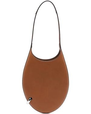 Tory Burch Pierced Small Bag Aged Tan - Brown