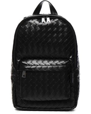 Bottega Veneta Small Intrecciato Backpack - Black