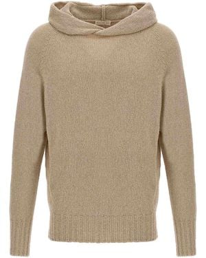 Ma'ry'ya Hooded Jumper - Natural