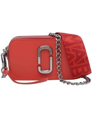 Marc Jacobs The Chain Snapshot Crossbody Bag - Red