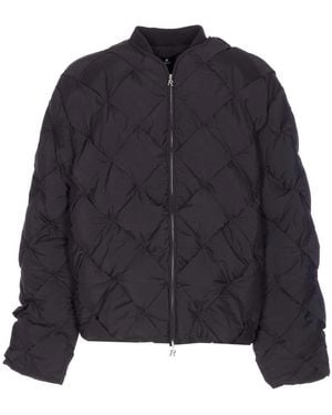 Represent Quilted Bomber Jacket - Blue