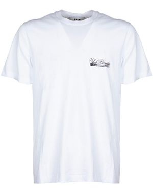 MSGM Club Paradiso T-Shirt - White
