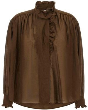 Isabel Marant Pamias Top - Brown