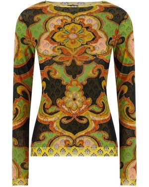 Etro Double-Layer Mesh - Yellow