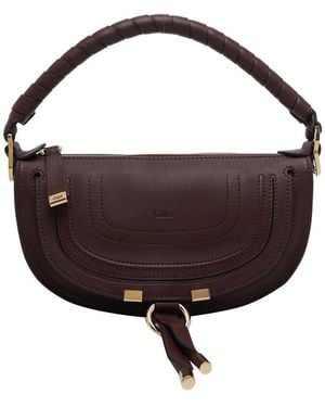 Chloé E Charms Crossbody Bag - Brown