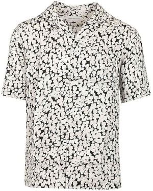 Dries Van Noten Printed Relaxed Fit Shirt - White