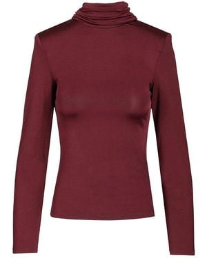 ROTATE BIRGER CHRISTENSEN Long-Sleeved Top - Red