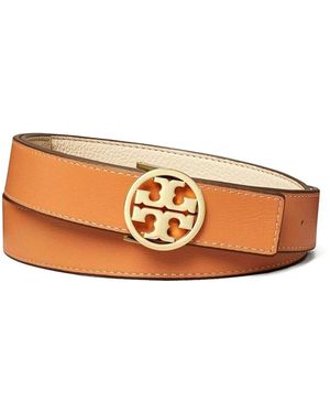 Tory Burch 1 Mileer Reversible Belt - White