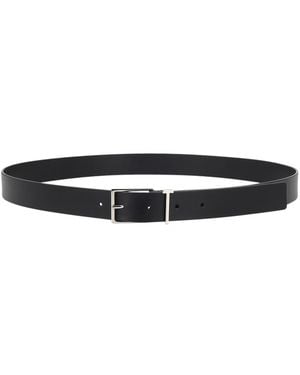 Tom Ford Leather Belt With Loop - White