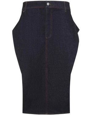 Jacquemus Gonna Longuette - Blu