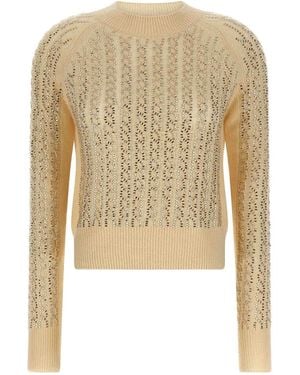 Ermanno Scervino Baguette Studded Jumper - White
