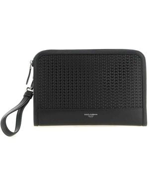Dolce & Gabbana Atene Clutch - Black
