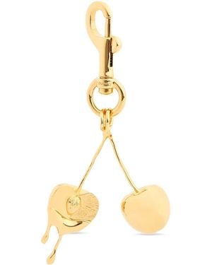 Rabanne Cherry Bag Charms - Metallic