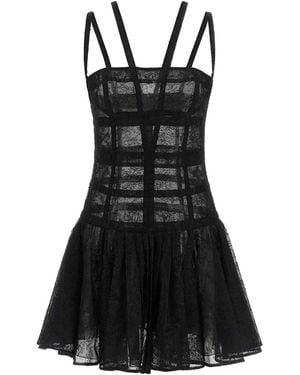 Giovanni bedin Chantilly Lace Dress - Black