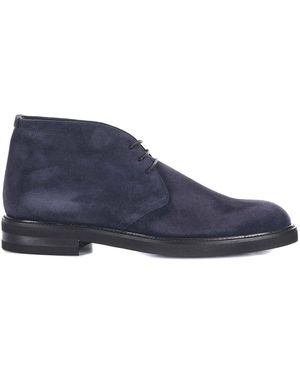 JEROLD WILTON Suede Ankle Boots - Blue